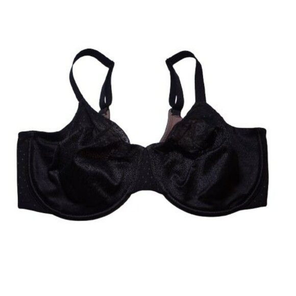 Wacoal Women's Back Appeal Underwire Bra Plus Size 38 DDD Black 855303 - Picture 1 of 5